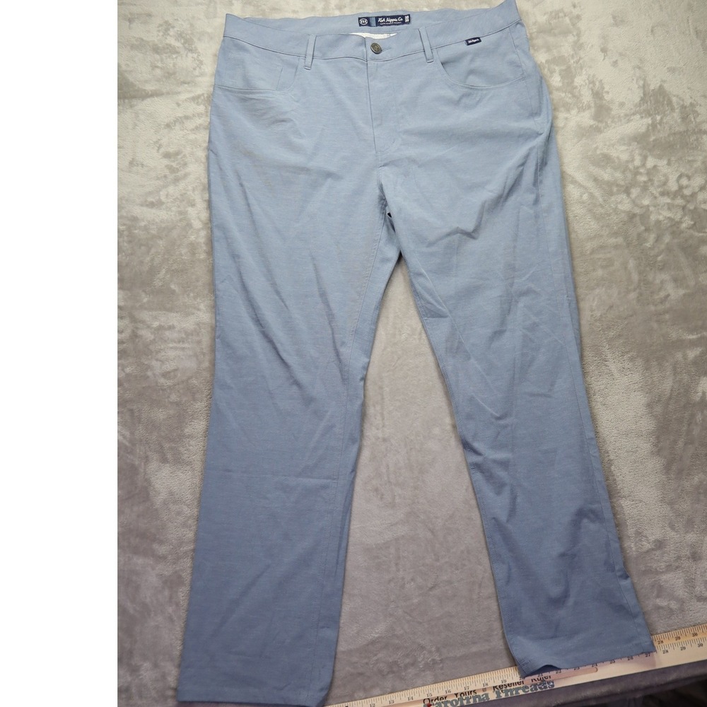 Fish Hippie Co Men's Pants‎ 38 X 30 Blue Waterside Originals Straight Fit Casual